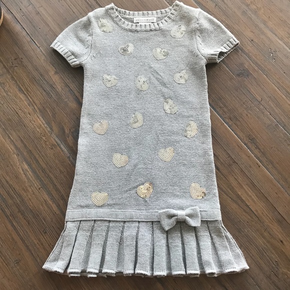 Maggie & Zoe Other - Girls size S (4) Maggie & Zoe silver sweater dress